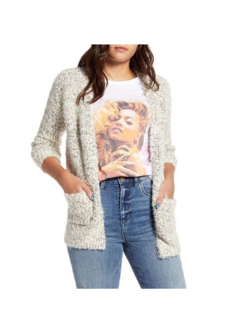 Cotton Emporium Textured Cardigan